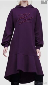 Karl Lagerfeld mikinové šaty signature M - 2