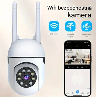 Wi-Fi Bezpečnostná Kamera + 64 GB SD karta - 2