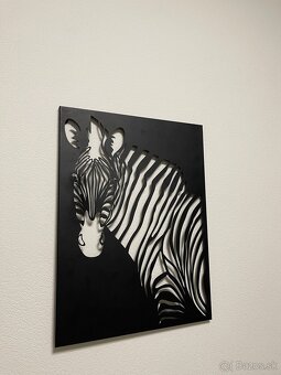 Nástenná dekorácia - zebra - 2