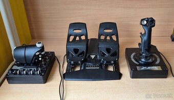 Logitech X56 HOTAS + Thrustmaster T.Flight Rudder Pedals – P - 2