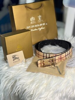 Burberry Opasok – Zlatý + faktúra & balenie - 2