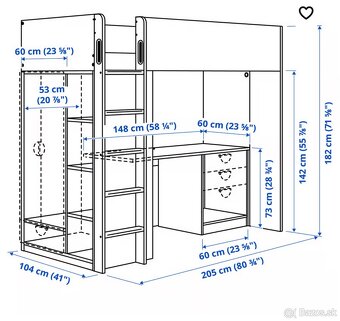 Predám detskú posteľ, poschodová posteľ - 2