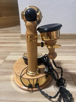 Retro telefón TESLA – dekoratívna replika historického model - 2