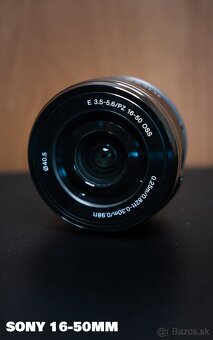 Predám SONY 35MM F/1.8 E MOUNT. + SONY 16-50mm f 3.5-5.6 OSS - 2