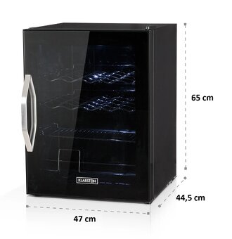 vinotéka KLARSTEIN Beersafe XL Onyx presklená chladnička - 2