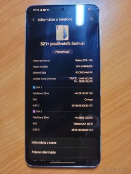 Samsung Galaxy S21+ 5G - ČÍTAJ POPIS - 2