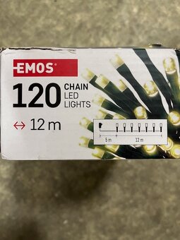 Led vianočná reťaz 12m - 2