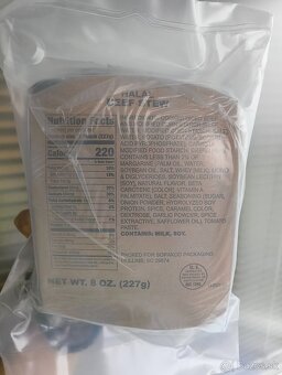 MRE Usa Army 🇺🇲 Halal edícia 🍝🍴 - 2
