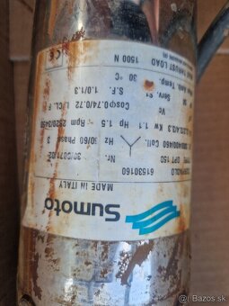 Darujem ponorné čerpadlá GSK400 4- 16 1'' - 2