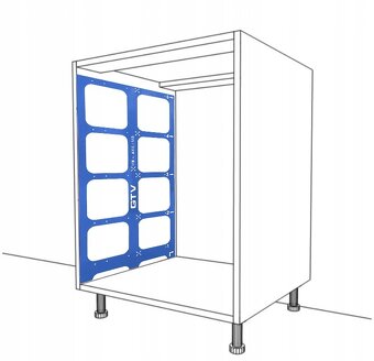 Montážna šablóna pre systémy AXISPRO a MODERNBOX - 2