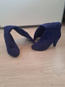 Čižmičky v krásnej modrej farbe - 2