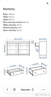 Komoda ikea Hauga - 2