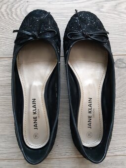 Čierne balerínky, veľkosť 38 - 2