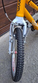 Predám detský bicykel WOOM 3 žltý  "16" - 2