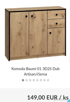 Na predaj Úplne Nová komoda - 2