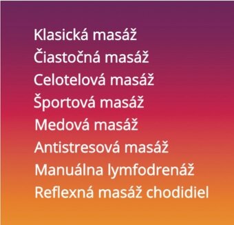 Mobilný masér pre Vás - 2