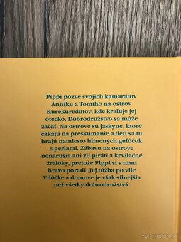 Kniha Pippi dlhá pančucha v tichomorí - 2