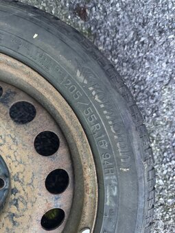 4X DISKY + PNEU Octavia 1 vw Golf 4 audi A3 16KY 5x100 - 2