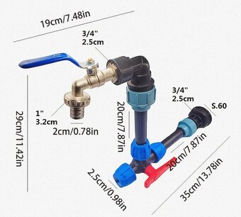 ventil na IBC nádrž - 2