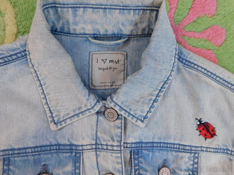 vyšívaná riflová bunda Next veľ. 158 - 2