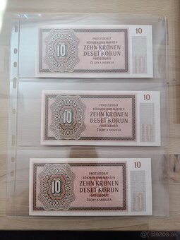 Bankovky 10korun Čechy a Morava - 2