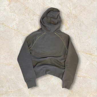 Element mikina s kapucňou | hnedá/žltá | M | streetwear retr - 2