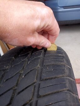 Predám rezervu14"disk5 1/2J×14"CH s pneumatikou185/65R14 8 - 2