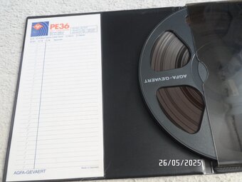 Mgf. pás AGFA PE36 HiFi Low Noise na plastovom kotúči d.26,5 - 2