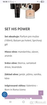 Pánsky set His power.V kozmetickej tasticke.farmasi.Viamocee - 2