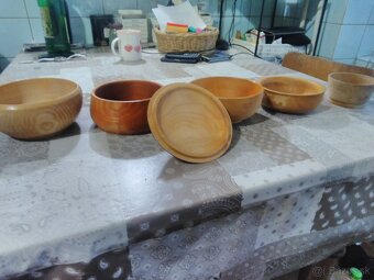 Drevene misky,drevene podlozky pod kuchynsky riad a ine - 2