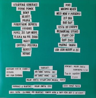 Radegast - Otrávená generace (LP) - 2