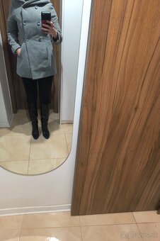 Prechodný kabát s opaskom - 2