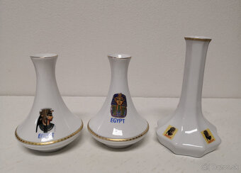 Porcelánové vázy s egyptským dizajnom - 2