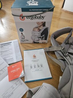 Nosič Omni 360 Cool Air Mesh Pearl Grey Ergobaby - 2