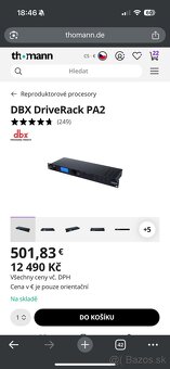Dbx driverack PA2 - 2