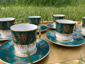 Karlovarský porcelán kompletná 12ks čajova súprava - 2