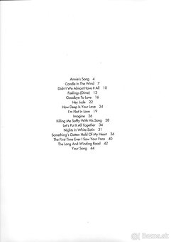 Balady - klavírne noty pre úroveň približne Zuš - 2