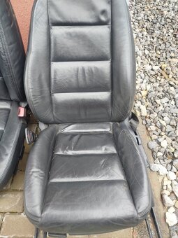 Predám kožené sedačky Audi A4 B7 combi - 2