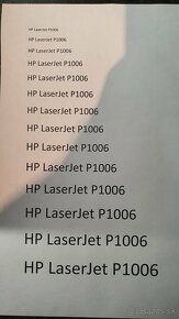 Laserová čiernobiela tlačiareň HP LaserJet P1006 - 2