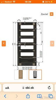 Dvere Voster 70” Ľavé + zárubňa - 2