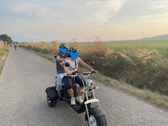 Elektrická dvojmiestná trojkolka, skúter Chopper 2000W - 2