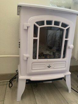 ✅Elektrický krb s vyhrievaním ventilátora a ohňom 2000W - 2