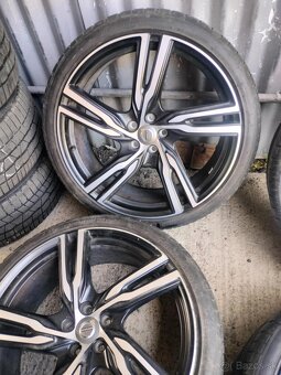 4ks alu disky orig. Volvo r21 5x108 r21 + pneu - 2