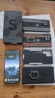 SAMSUNG GALAXY S22 ULTRA 256GB s príslušenstvom pošk.displej - 2
