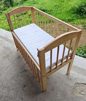 Detská postieľka BABY Scarlett ECO - borovica - 2