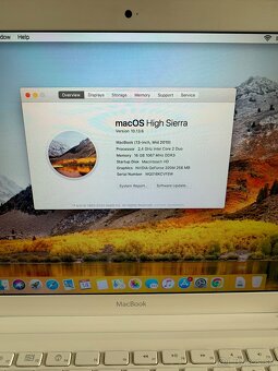 Macbook 2010 biely 16gb - 2