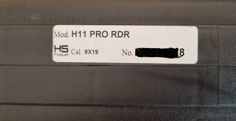 Predám pištol H11 PRO RDR - 2