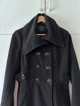 Dámsky čierny kabát - 2