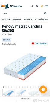 Nový matrac 80x200x21 - 2