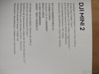 Dron DJI mini 2 - 2